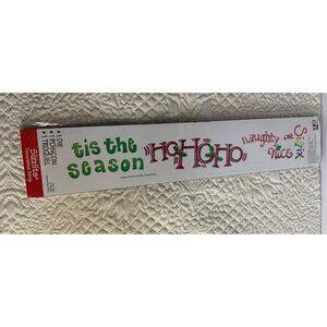 Sizzix Tis The Season Ho Ho Ho Sizzlits Decorative Strip Die Holiday Crafting